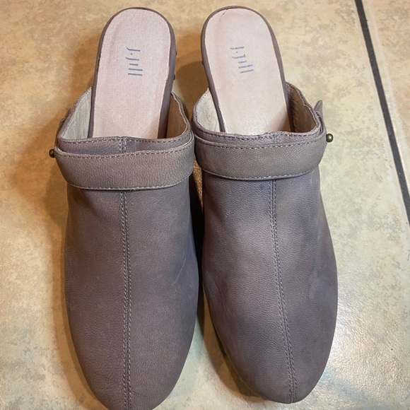 J. Jill studded suede clog mules size 9.5 - Picture 3 of 9